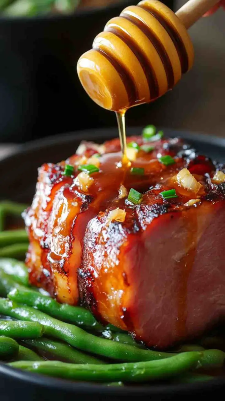 Slow Cooker Honey Garlic Ham