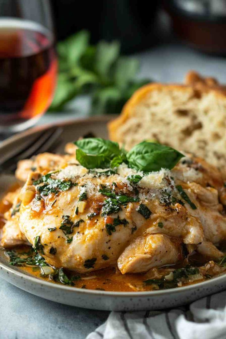 Italian Herb Boneless Chicken Slow Cooker Special