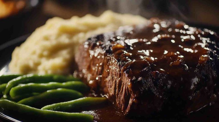 Juicy Slow Cooker Sirloin Tip Roast and Gravy