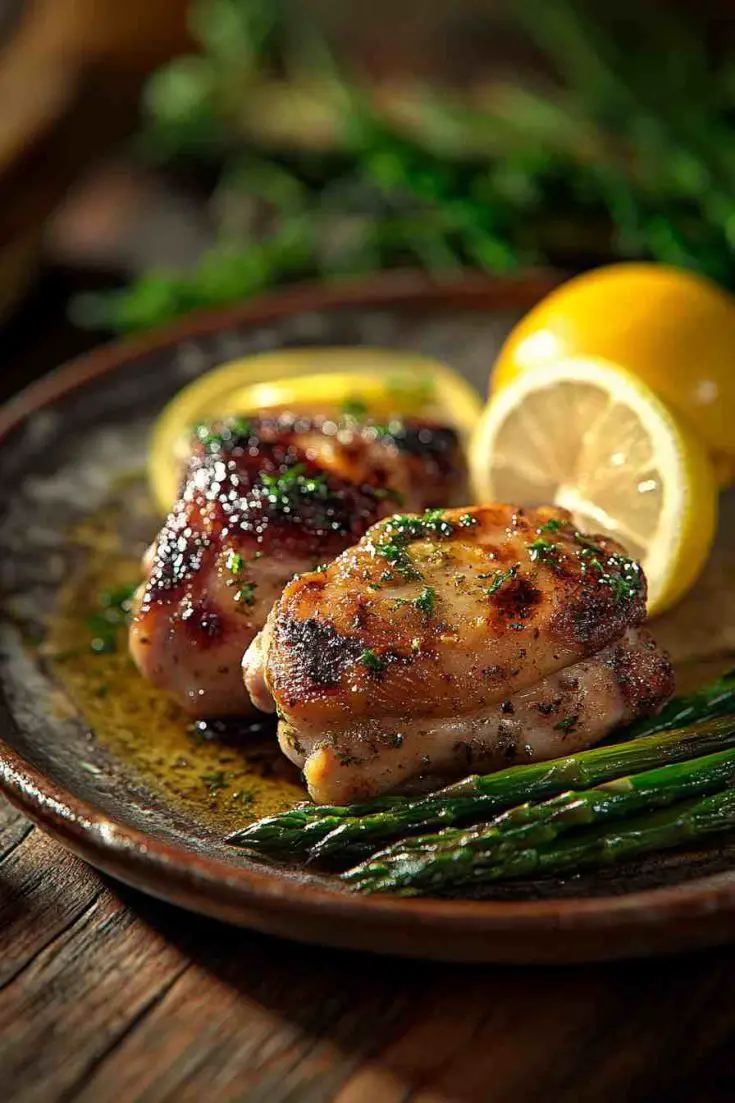 Lemon Herb Boneless Chicken Thighs Slow Cooked to Perfection