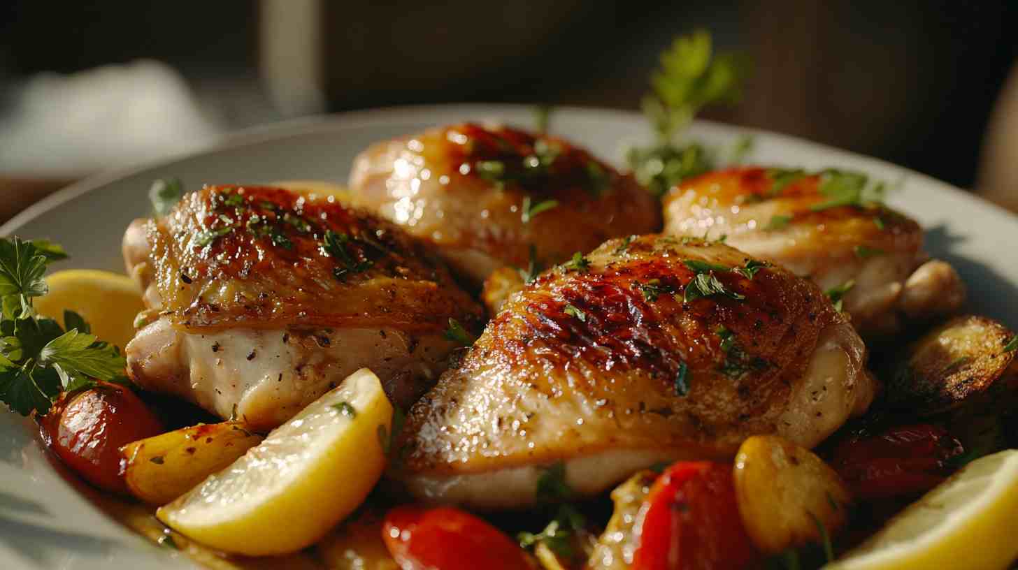 Lemon Herb Chicken Thighs