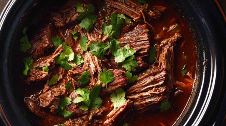 Mouthwatering Slow Cooked Barbacoa with Homemade Marinade