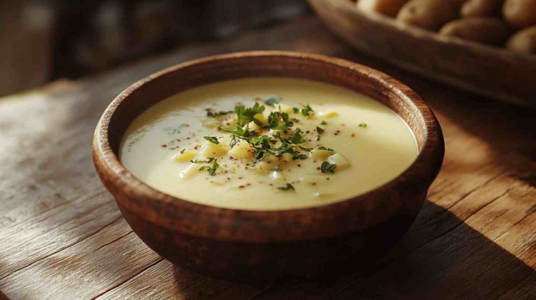 Slow Cooker Potato and Leek Soup