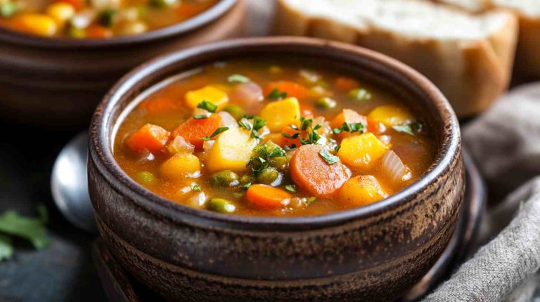 Simple Slow Cooker Vegetable Soup for Busy Days