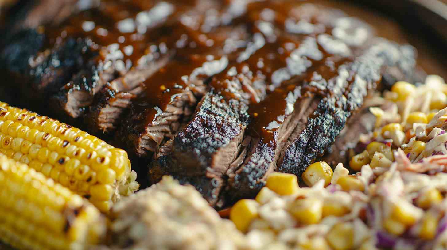 Slow Cooked Beef Brisket with Smoky BBQ Sauce