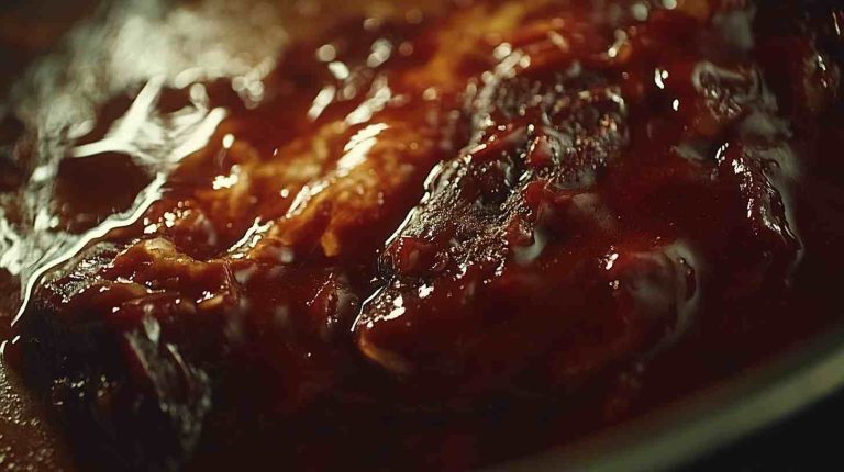 Slow Cooker Beef Brisket with Sweet BBQ Sauce