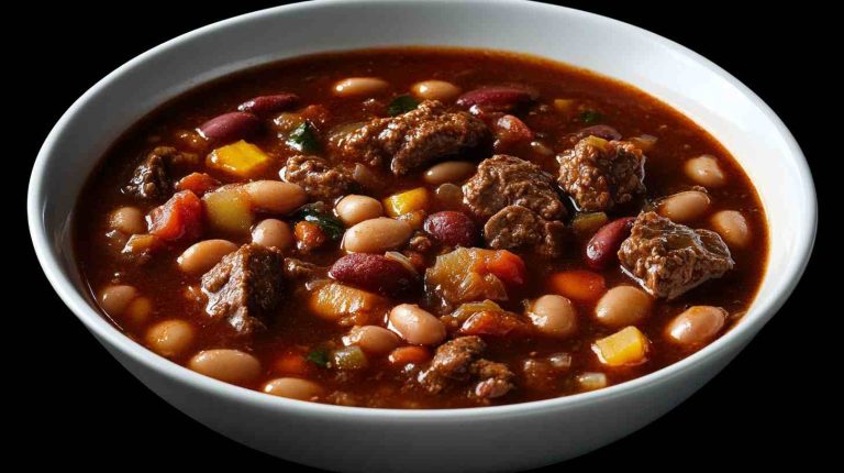 Slow Cooker Chunky Beef Chili with Beans