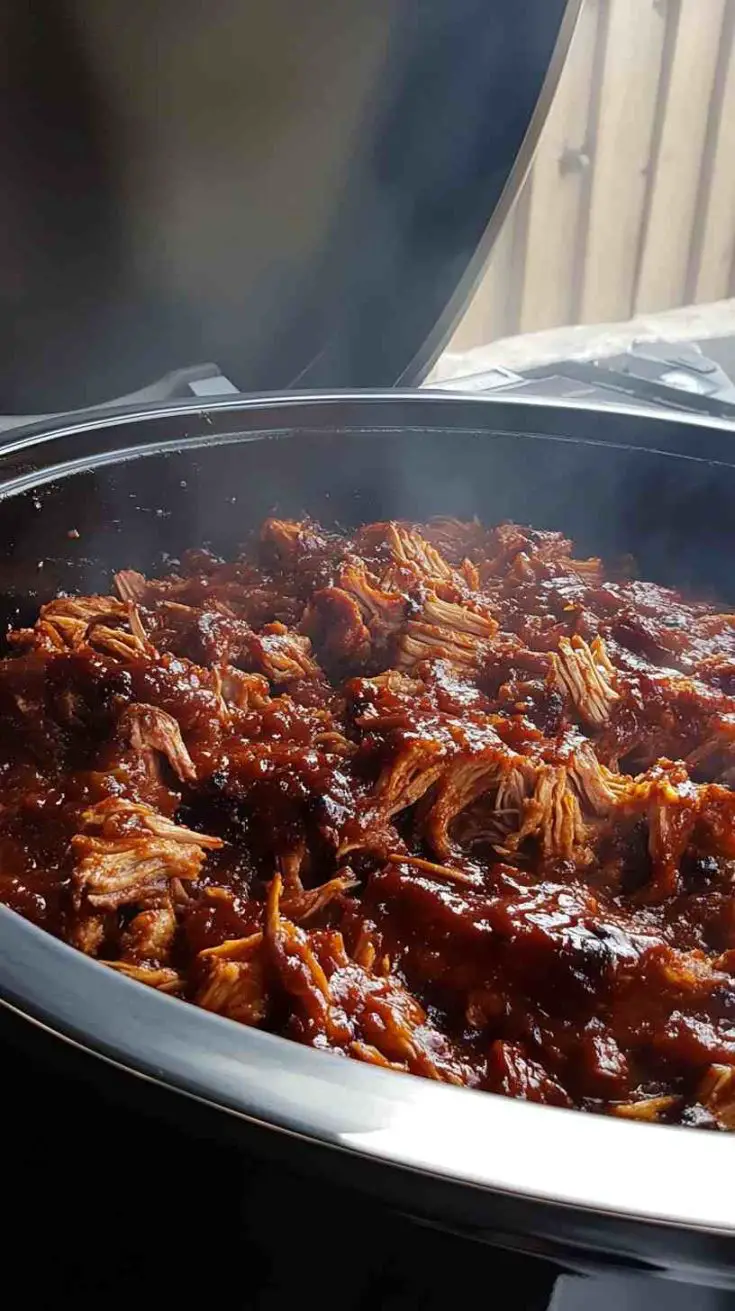 Slow Cooker Classic BBQ Pulled Pork with a Smoky Kick