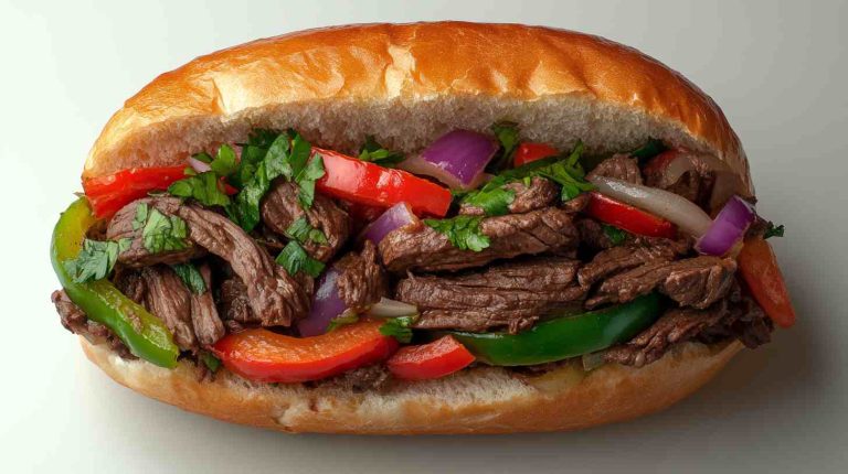 Slow Cooker Italian Beef with Peppers