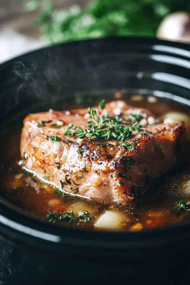 Slow Cooker Italian Herb Boneless Pork Loin