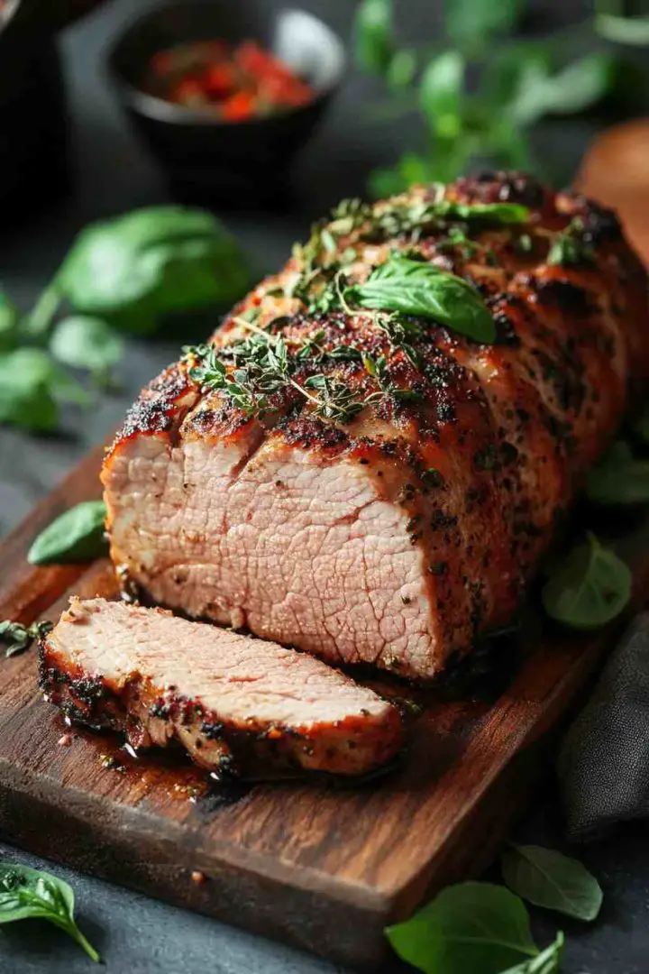 Slow Cooker Italian Herb Boneless Pork Loin