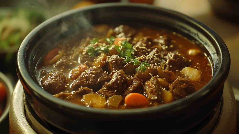 Slow Cooker Korean-Style Braised Beef