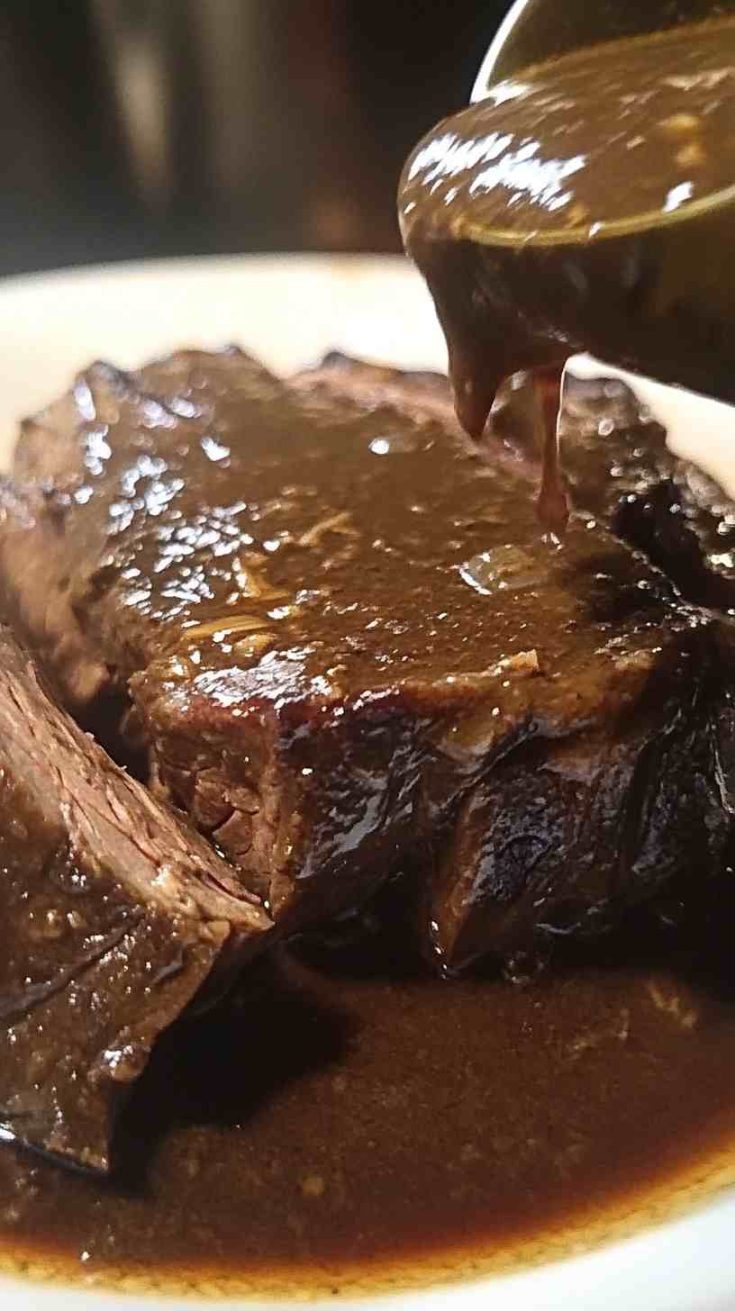 Slow Cooker Red Wine Braised Beef Roast