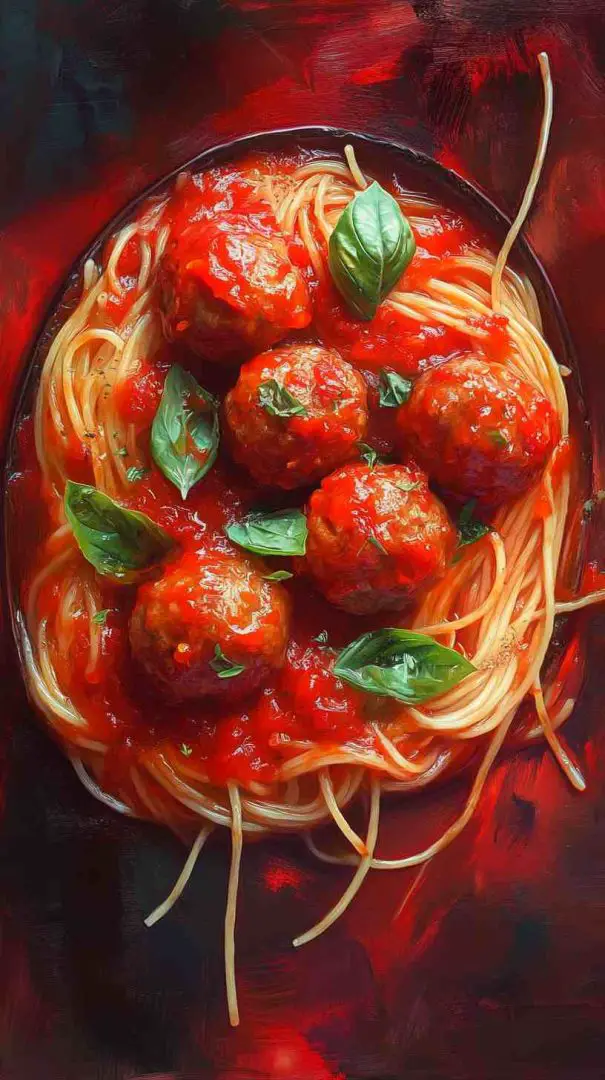 Slow Cooker Spaghetti and Meatballs