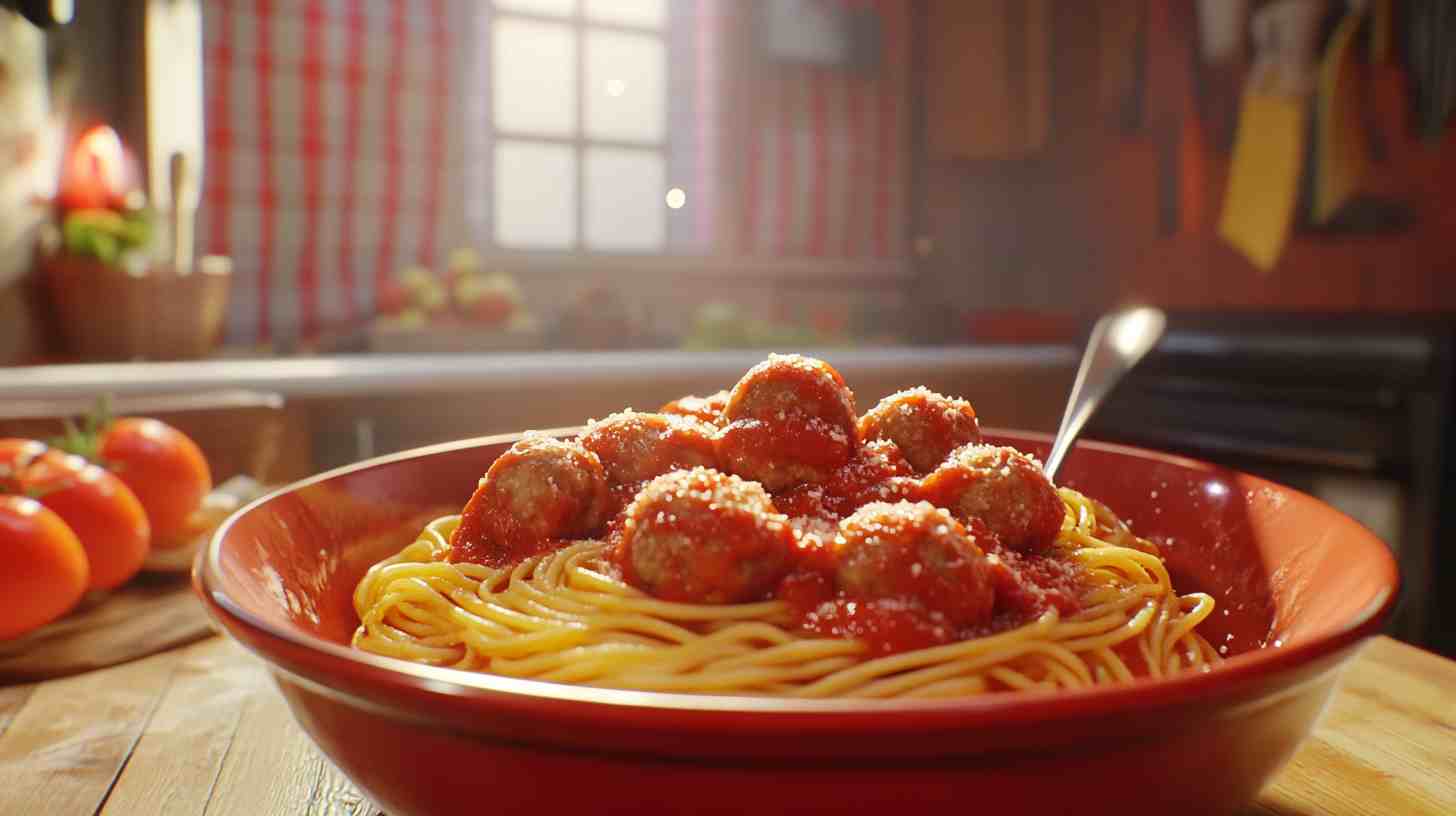 Slow Cooker Spaghetti and Meatballs