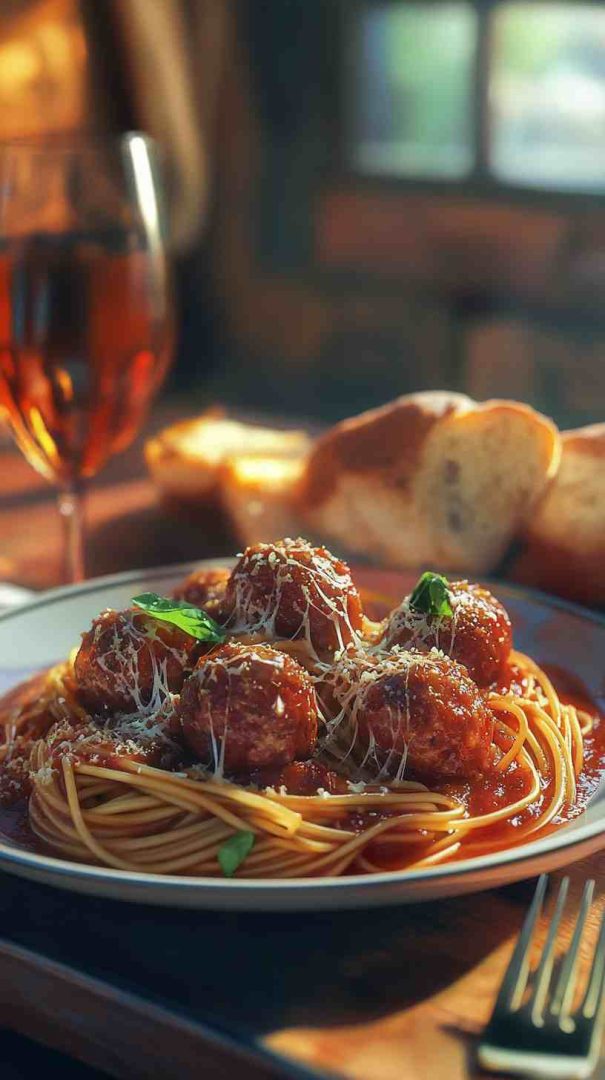 Slow Cooker Spaghetti and Meatballs