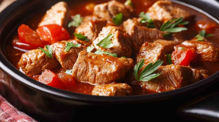 Spicy BBQ Pork Tenderloin in the Slow Cooker