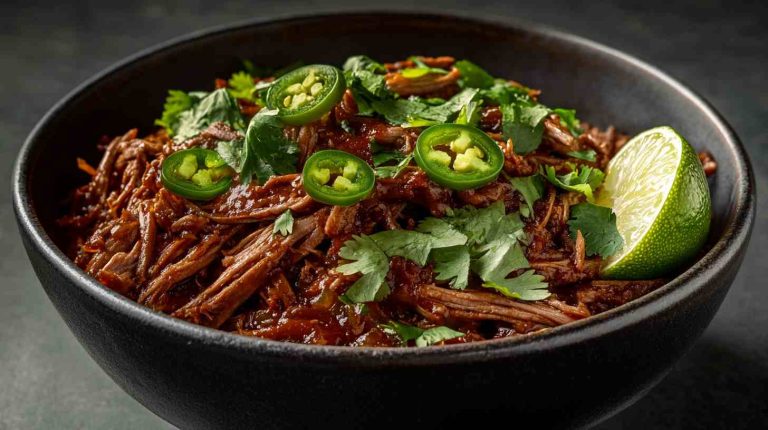 Spicy and Savory Slow Cooker Barbacoa Beef