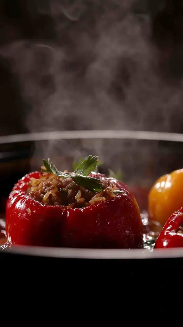 Slow Cooker Stuffed Bell Peppers