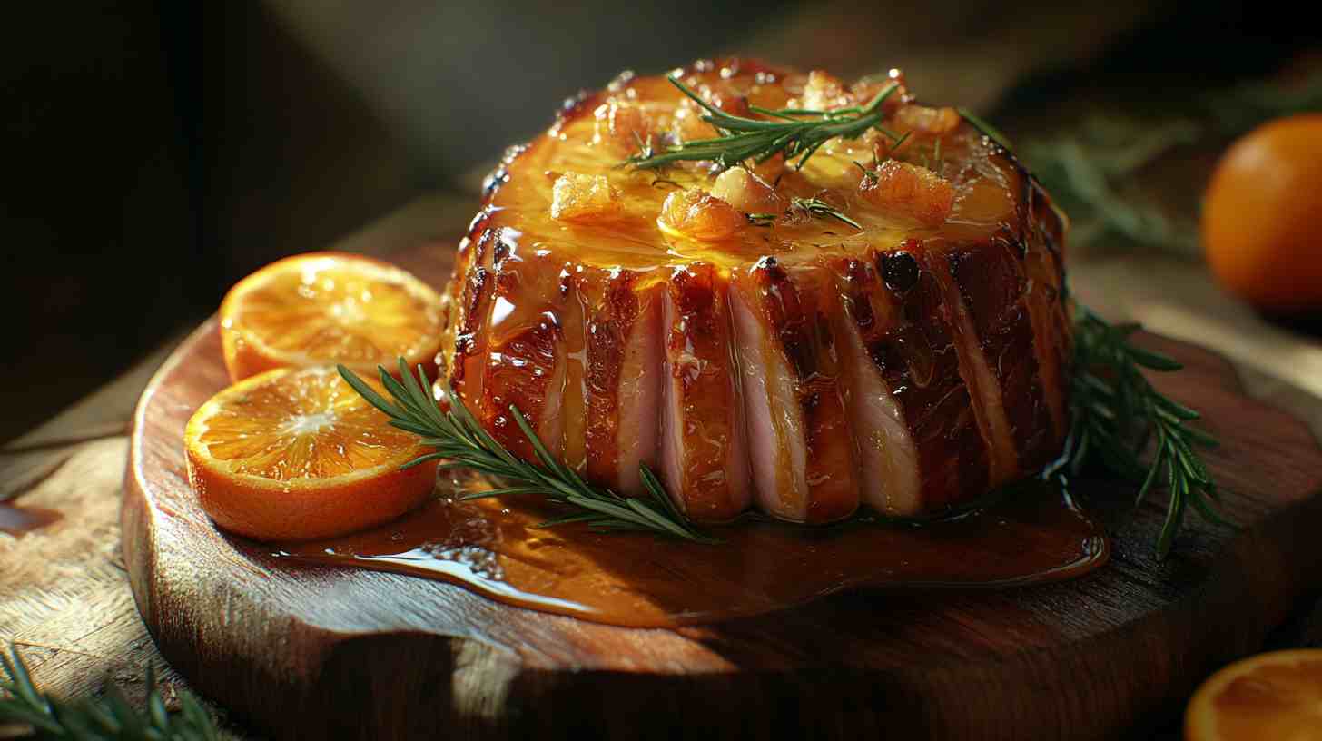 Slow Cooker Sweet Honey Glazed Ham