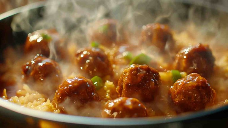 Yummy Slow Cooker Sweet and Sour Meatballs