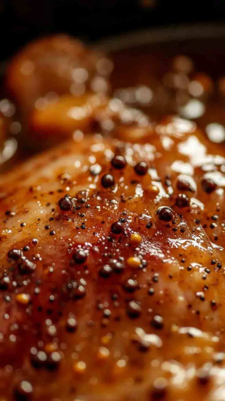 Slow Cooker Tangy Mustard Ham