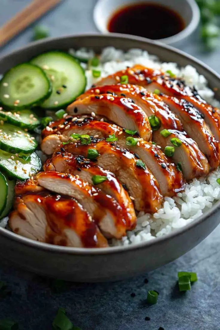 Teriyaki Boneless Chicken Crock Pot Bowl