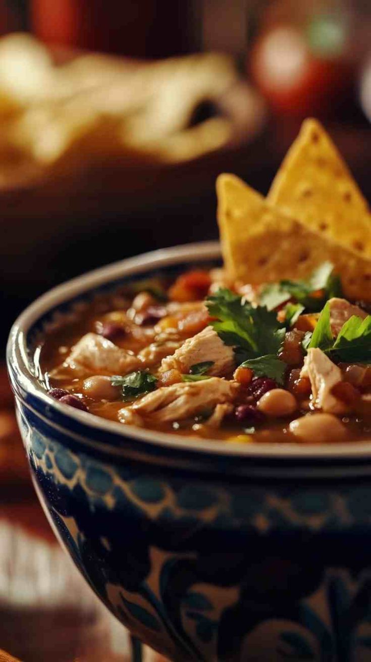 Slow Cooker White Chicken Chili