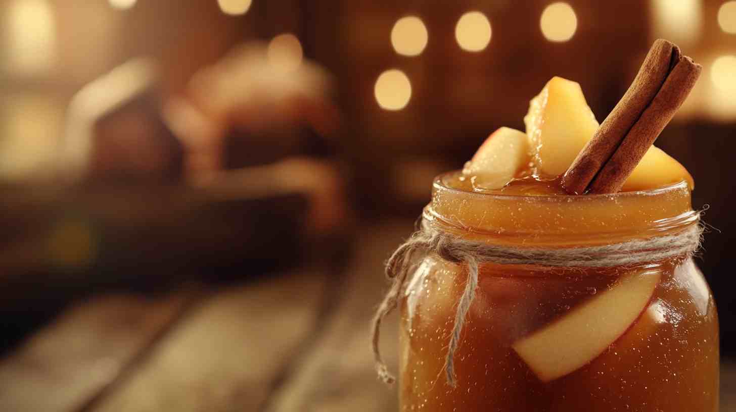 All-Natural Slow Cooker Apple Butter with Maple Syrup