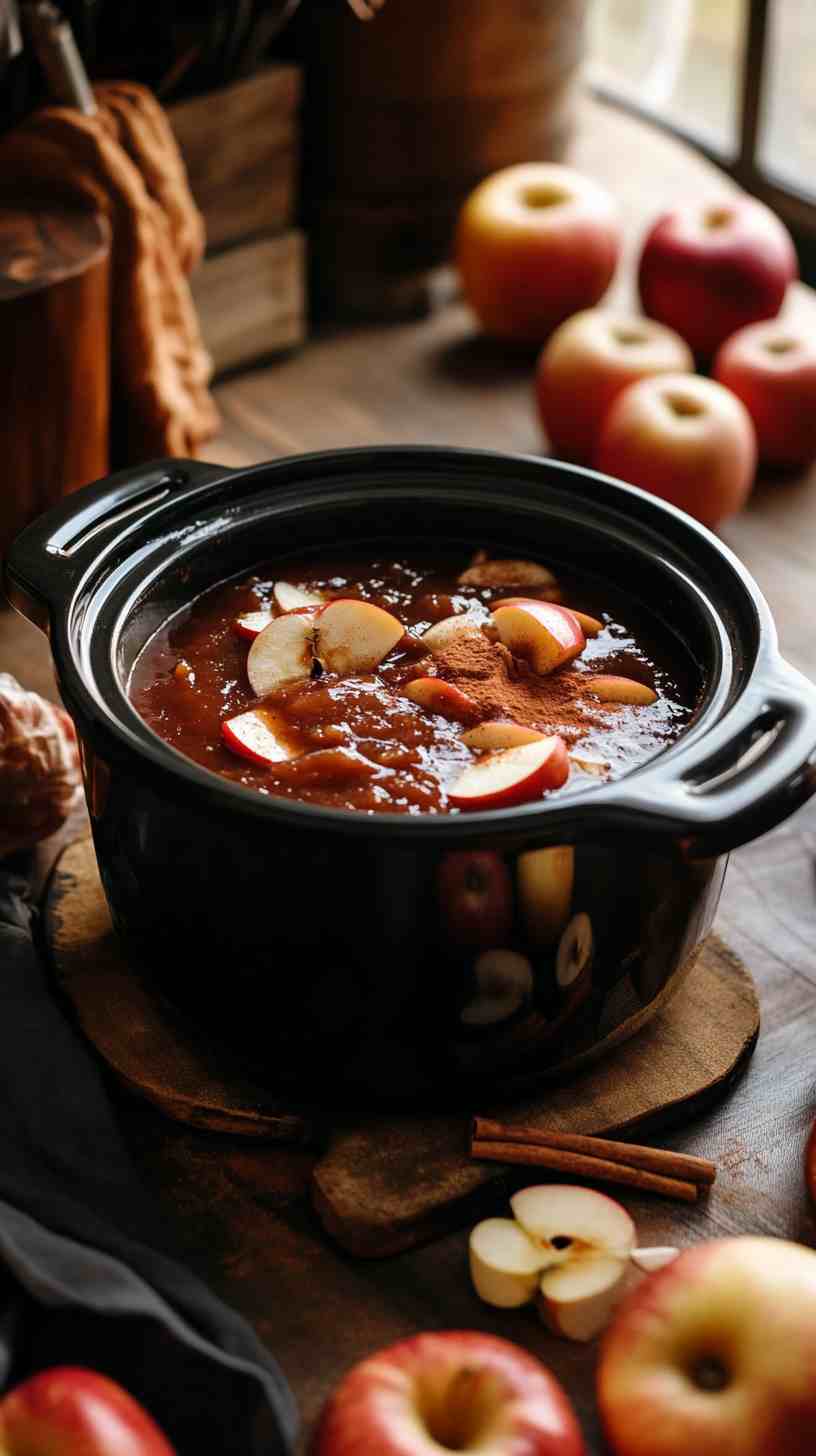 Autumn-Inspired Apple Butter Slow Cooker Recipe