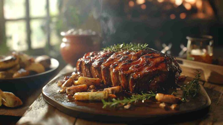 BBQ Pork Roast with a Southern Flair