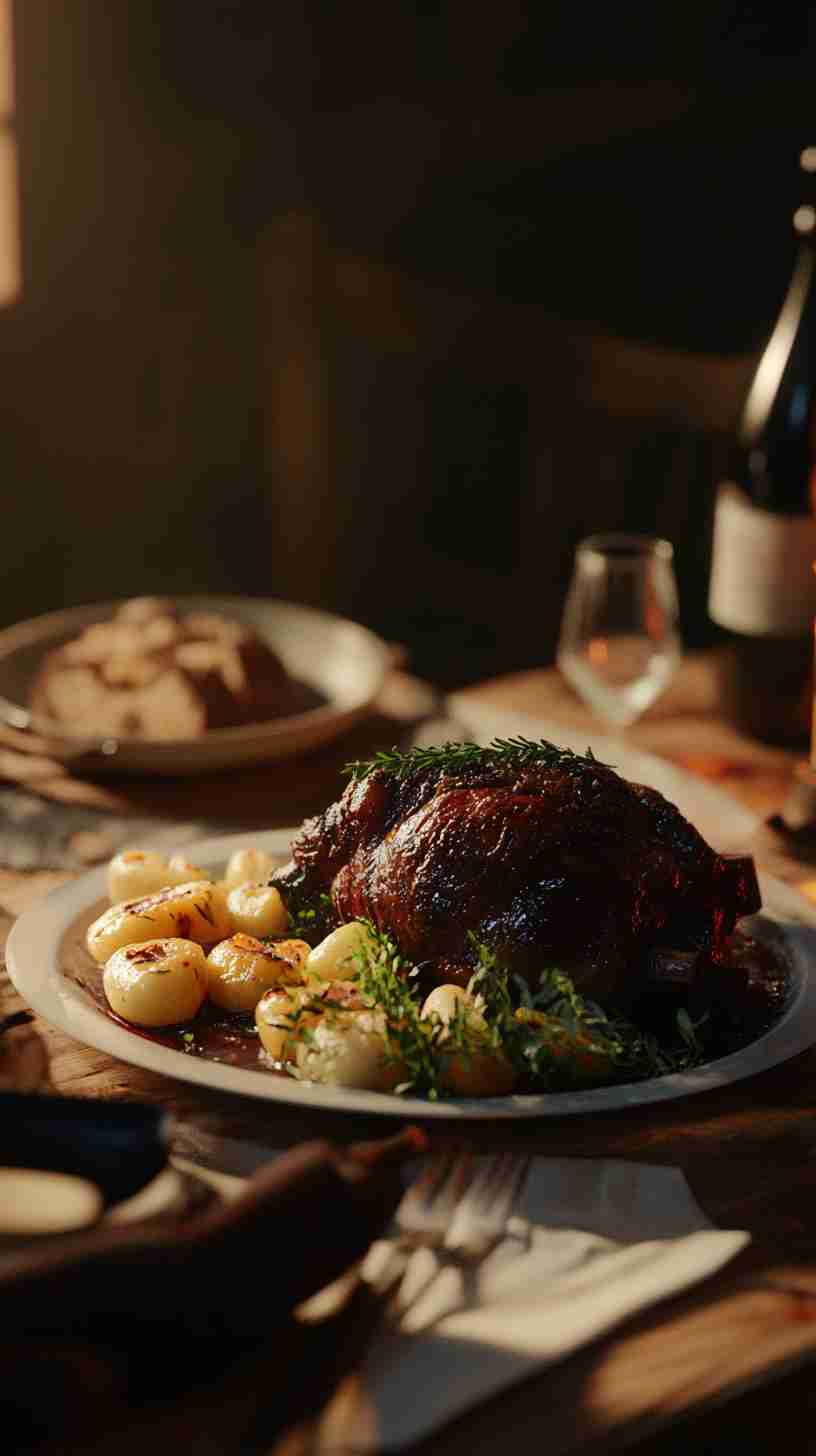 Classic Slow Cooker Arm Roast with Onions and Mushrooms