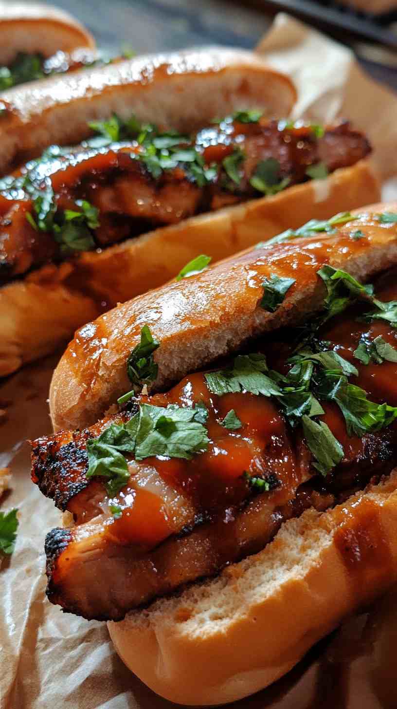 Classic Slow Cooker BBQ Pork Loin Sandwiches