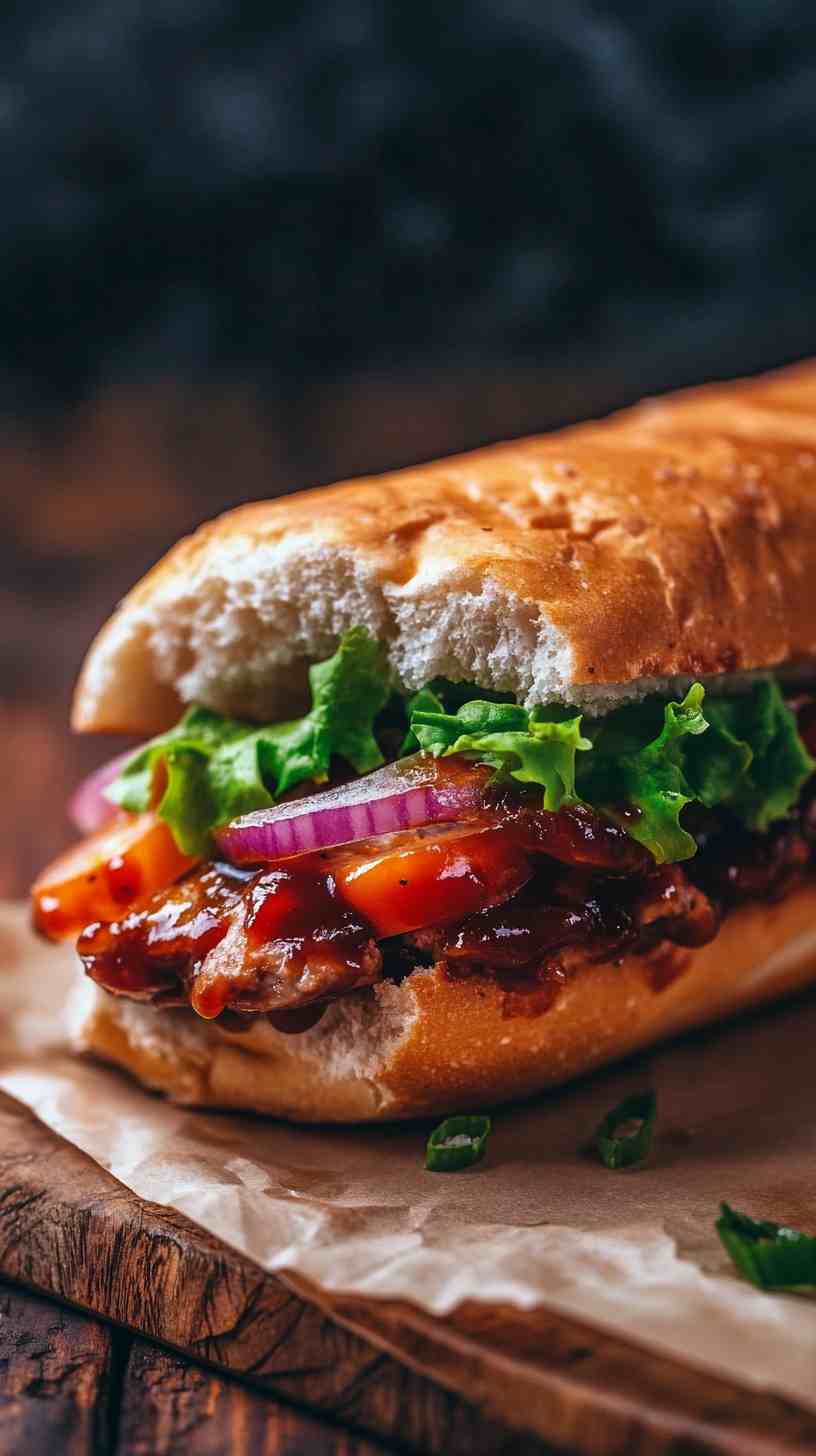 Classic Slow Cooker BBQ Pork Loin Sandwiches