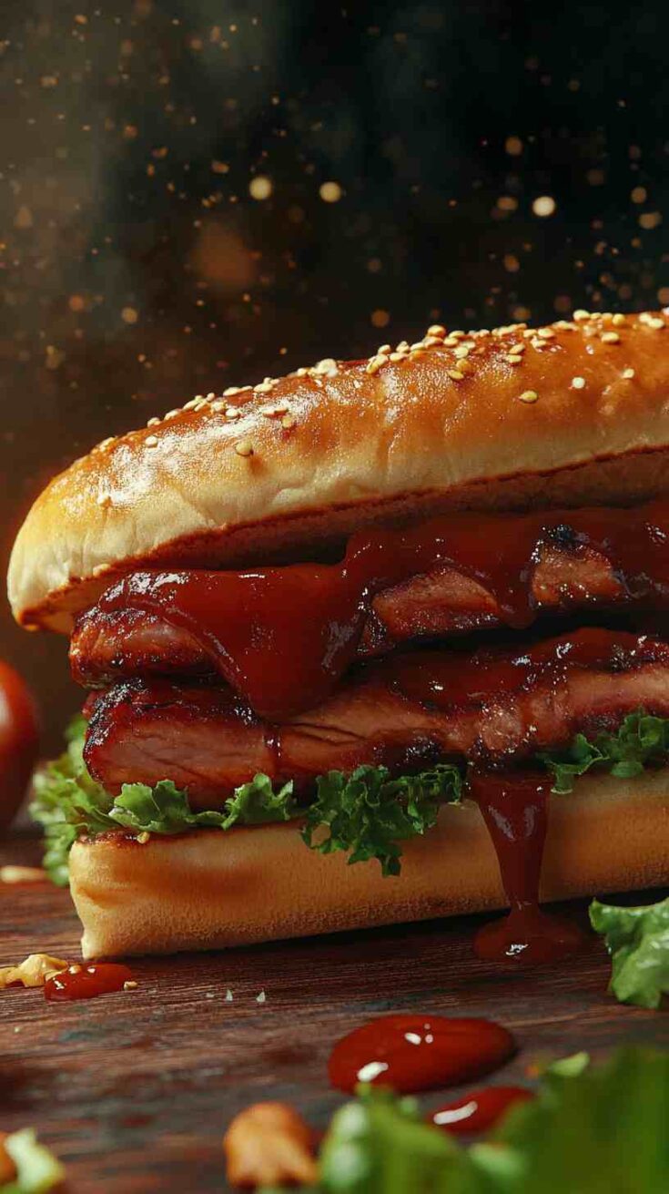Classic Slow Cooker BBQ Pork Loin Sandwiches