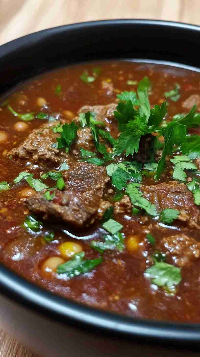 Classic Slow Cooker Beef Chili