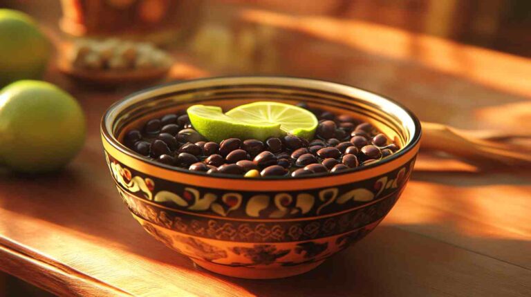 Classic Slow Cooker Black Beans with a Touch of Lime