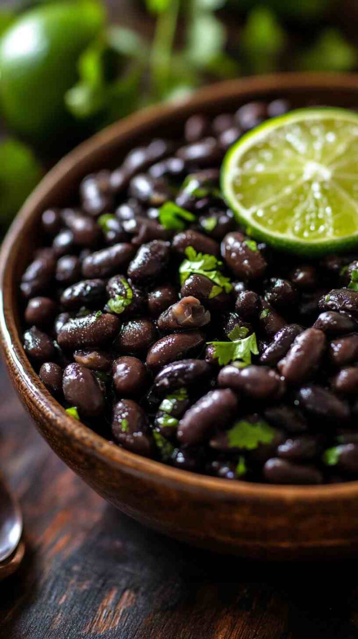 Classic Slow Cooker Black Beans with a Touch of Lime Classic Slow Cooker Black Beans with a Touch of Lime