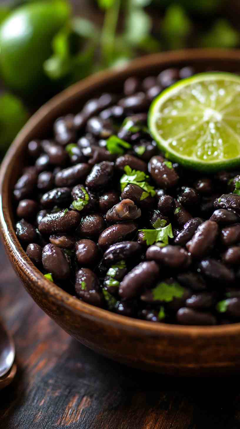 Classic Slow Cooker Black Beans with a Touch of Lime Classic Slow Cooker Black Beans with a Touch of Lime