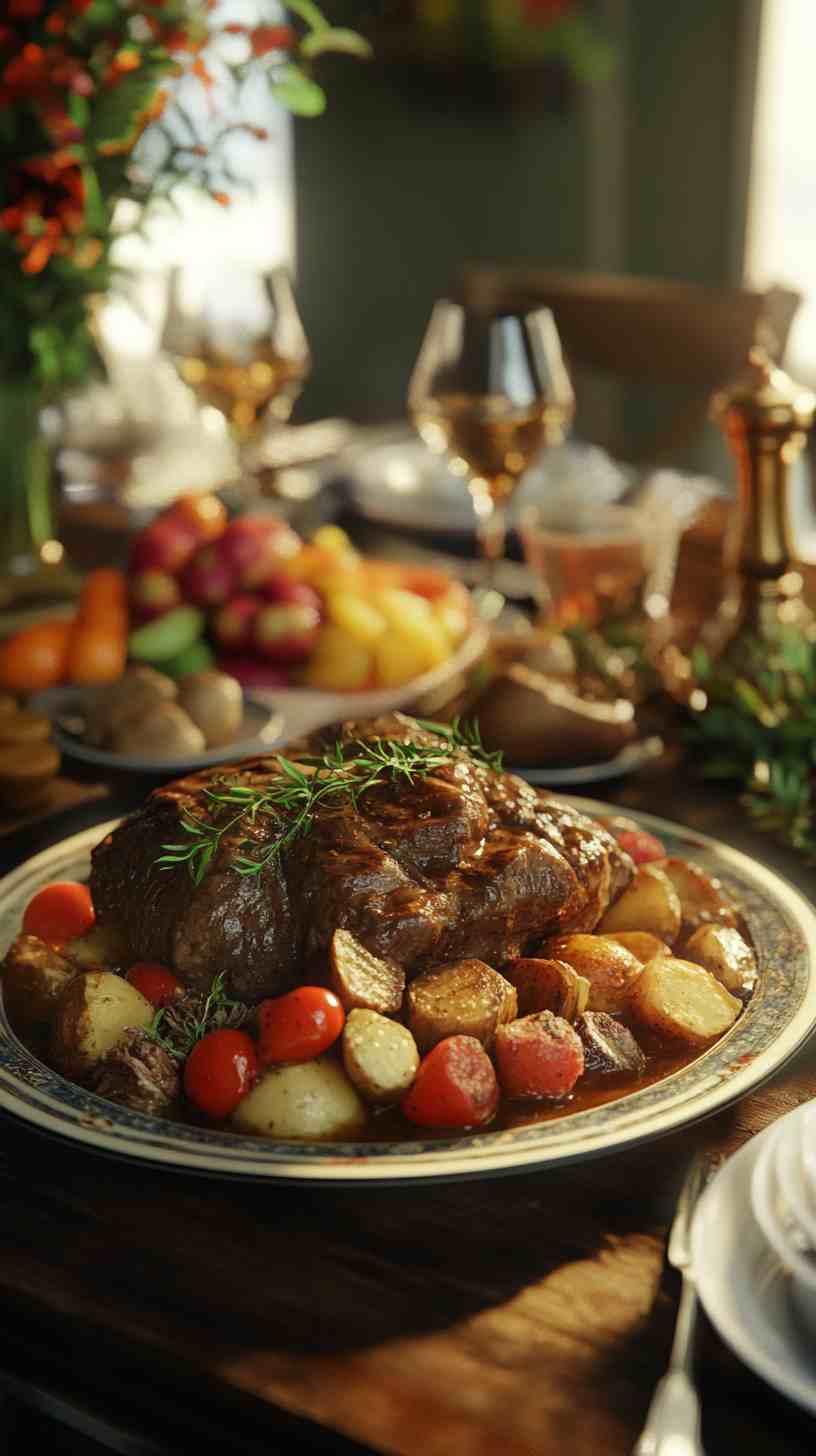 Classic Slow Cooker Chuck Roast with Vegetables