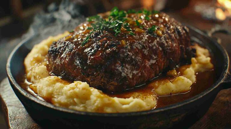 Comforting Arm Roast with Gravy in the Crock Pot
