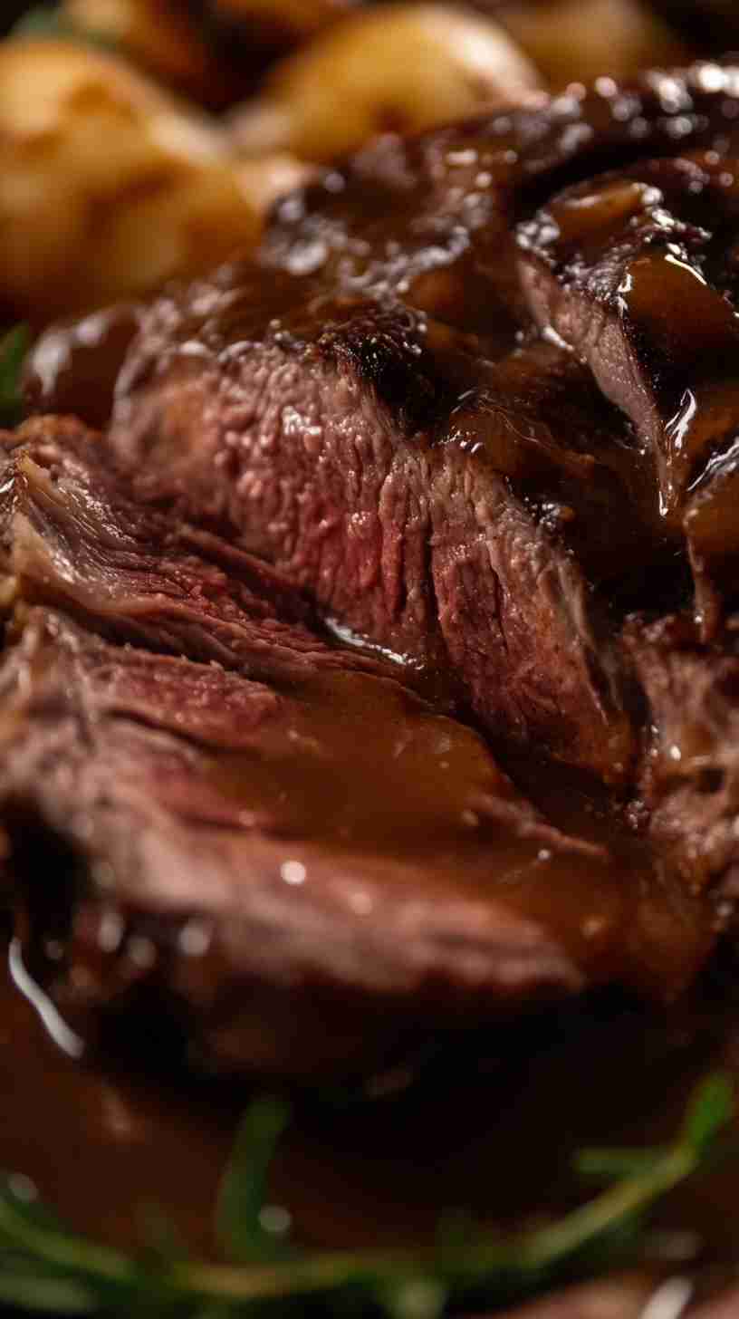 Comforting Arm Roast with Gravy in the Crock Pot