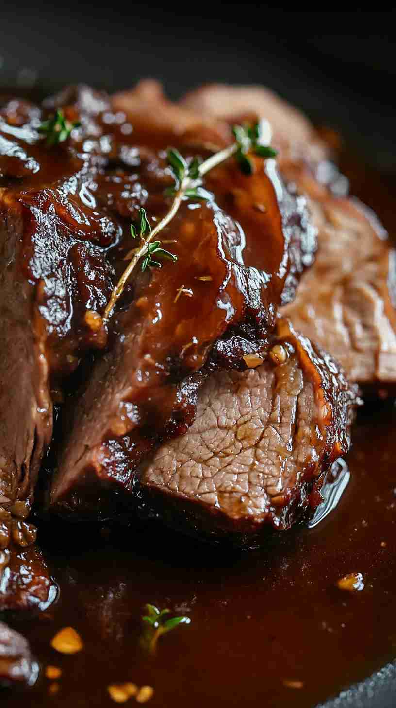 Comforting Arm Roast with Gravy in the Crock Pot