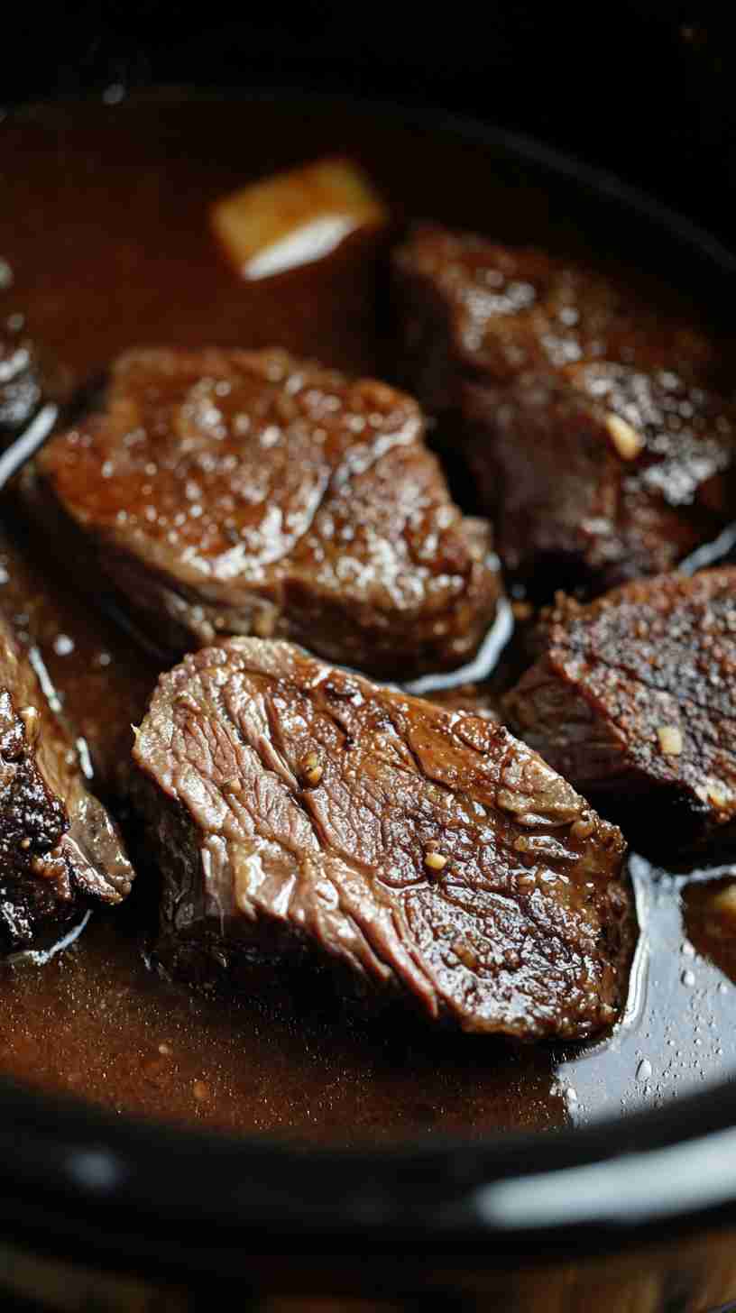 Comforting Arm Roast with Gravy in the Crock Pot
