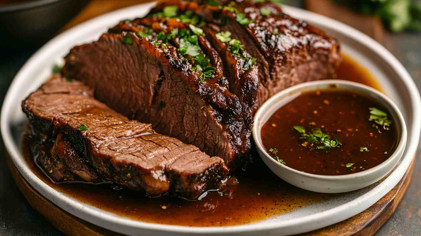 Comforting Slow Cooker Roast with Rich Au Jus