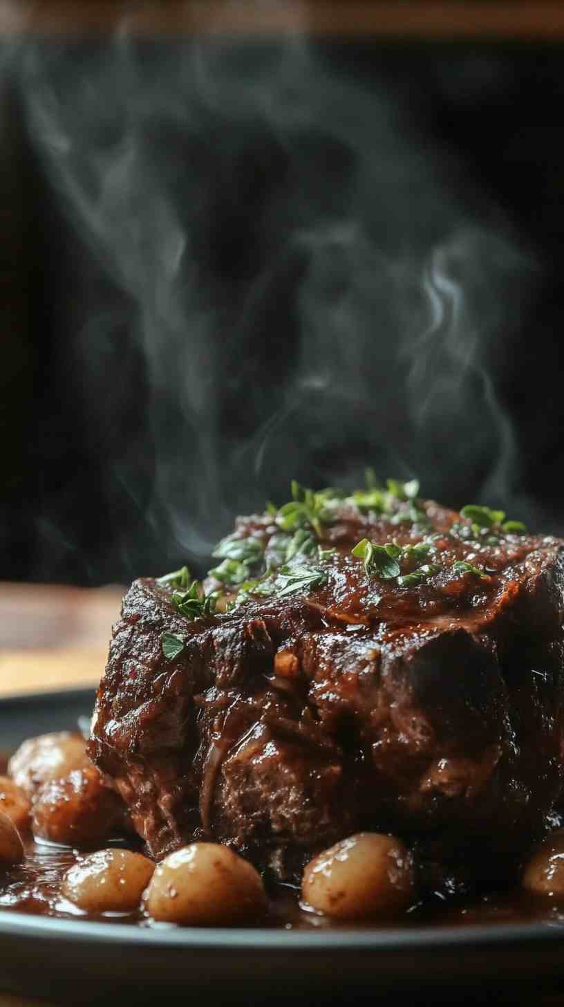 Comforting Slow Cooker Roast with Rich Au Jus