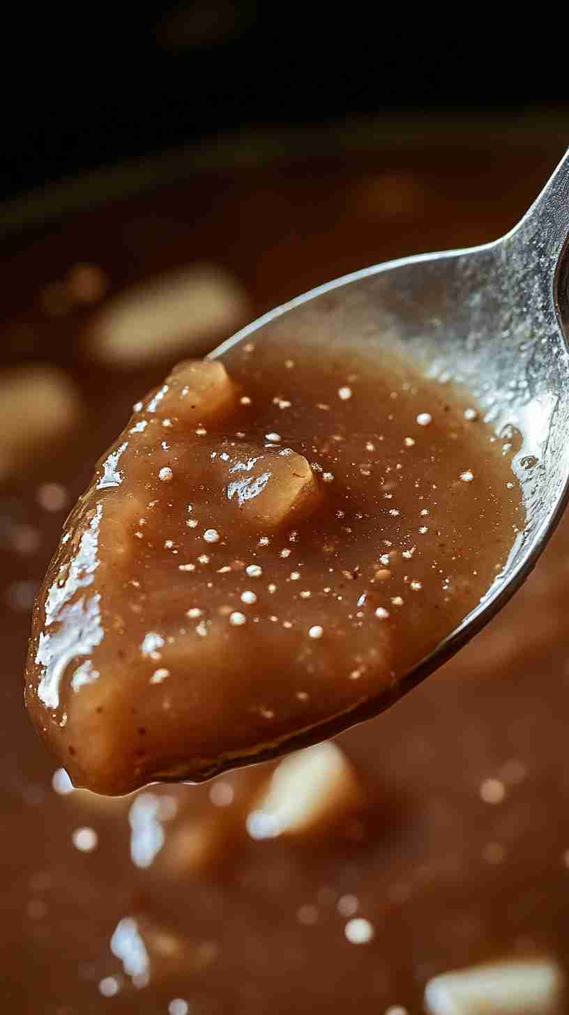 Crock Pot Apple Butter with Brown Sugar and Vanilla