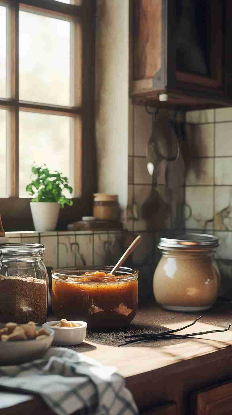 Crock Pot Apple Butter with Brown Sugar and Vanilla