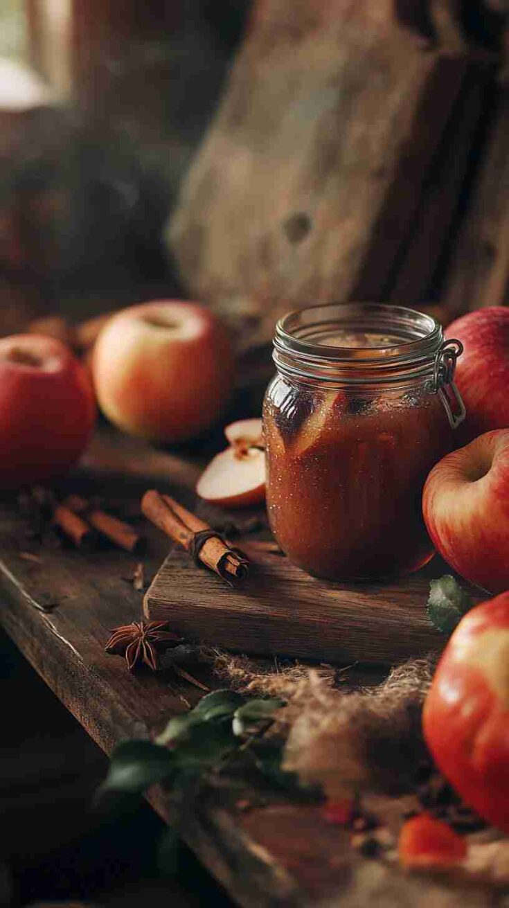 Crock Pot Apple Butter with Cinnamon and Cloves