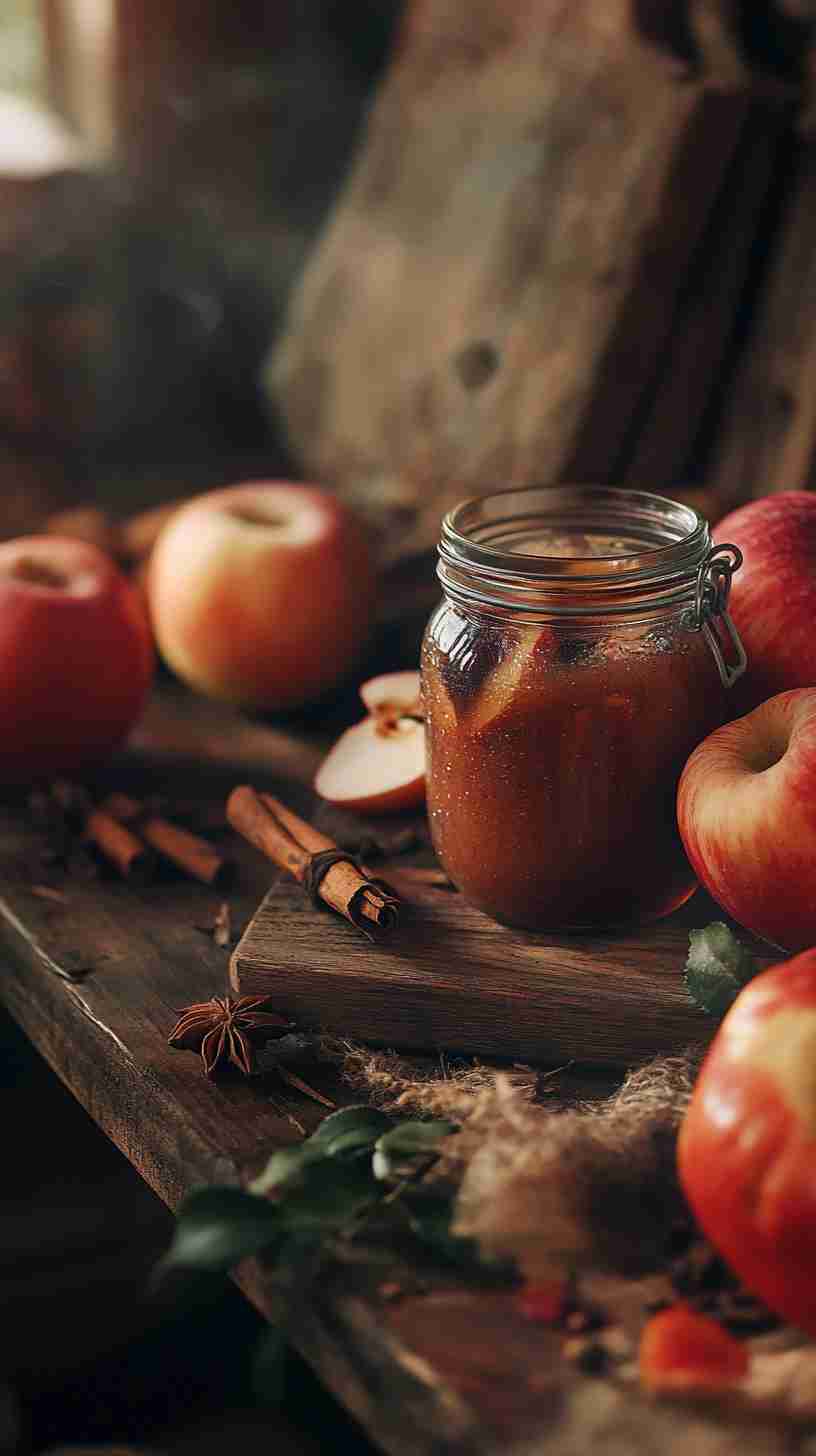 Crock Pot Apple Butter with Cinnamon and Cloves